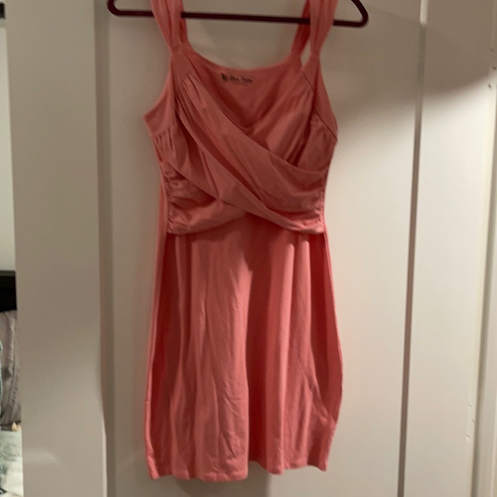VS built in bra top stretch knit fitted dress